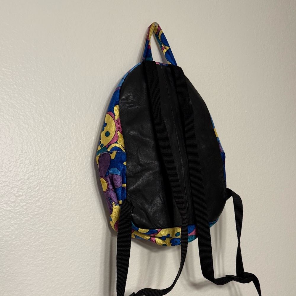 Retro Colorful Floral Mini Backpack - Picture 3 of 3